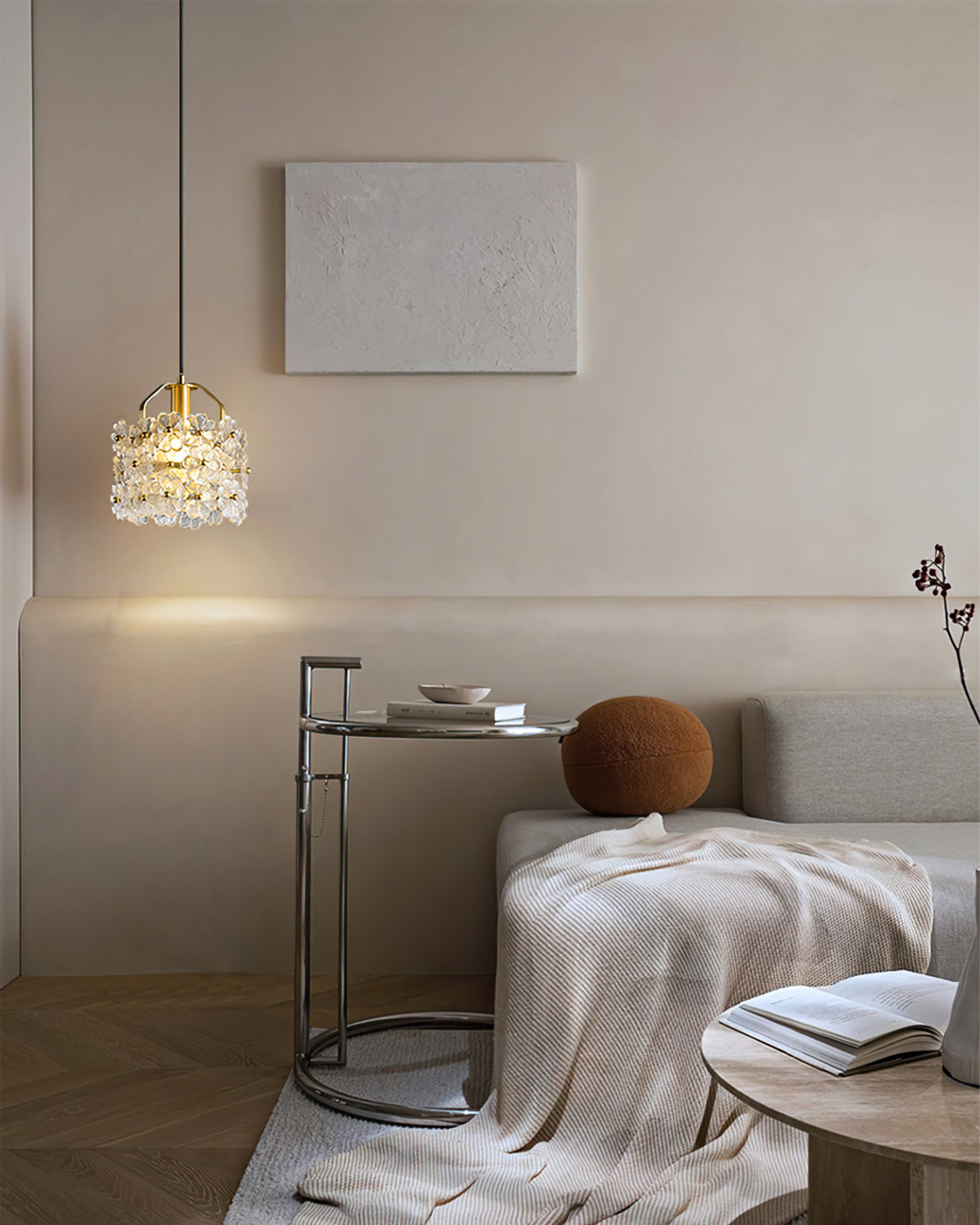 Petit Floral Glass Pendant Lamp