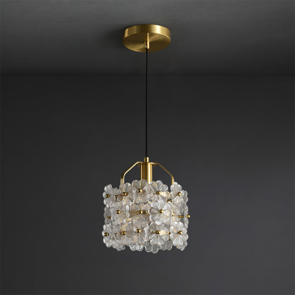 Petit Floral Glass Pendant Lamp