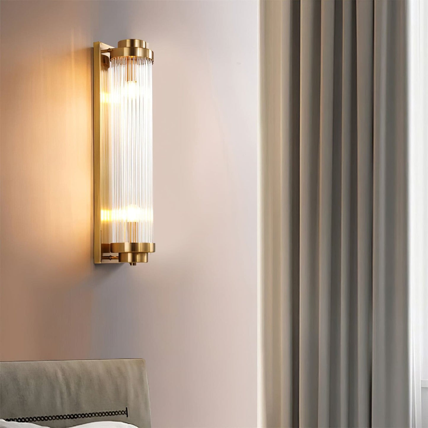 Pillar Offset Wall Lamp