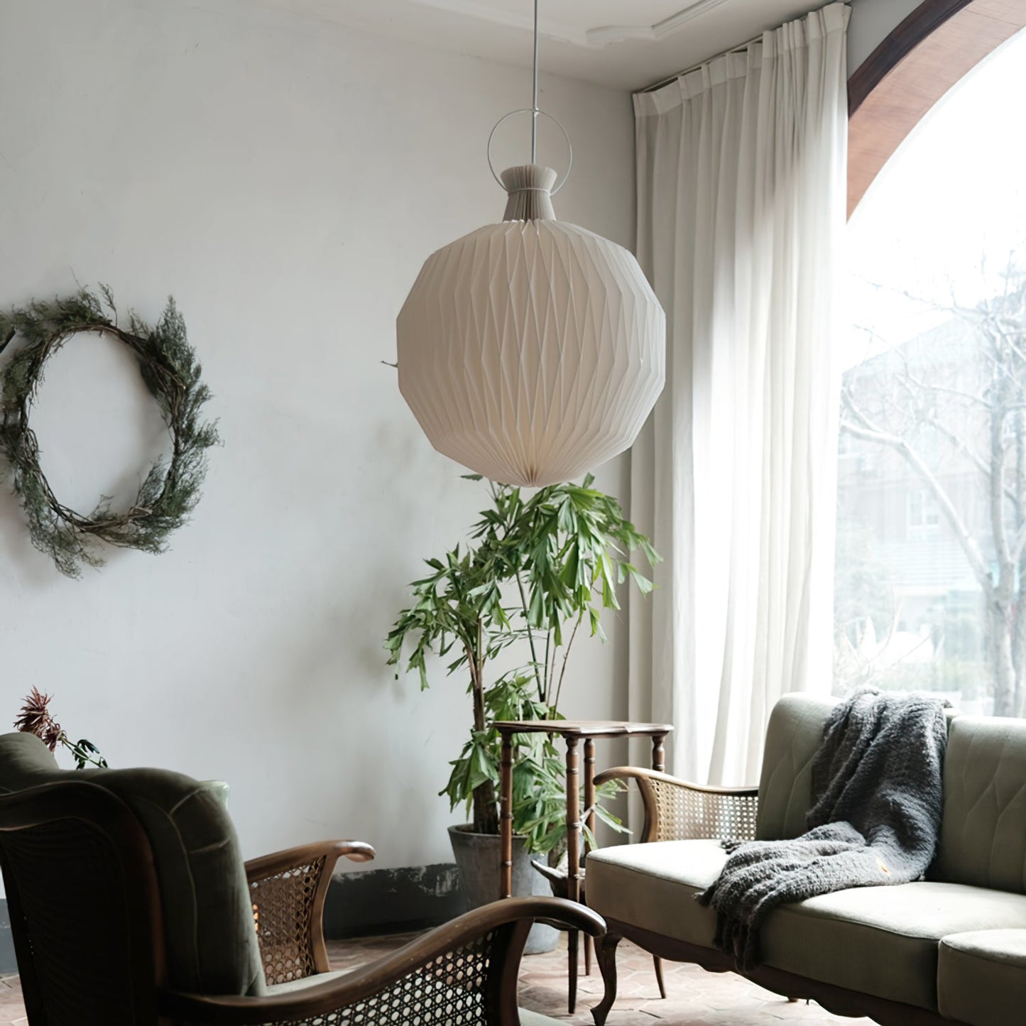 Pineapple Paper Pendant Lamp