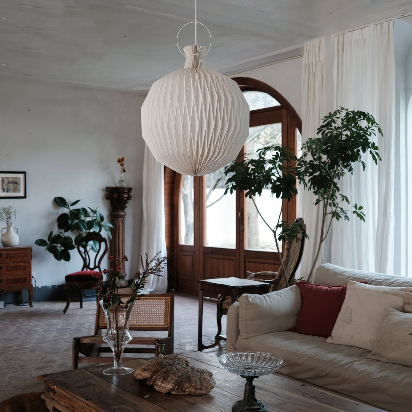 Pineapple Paper Pendant Lamp