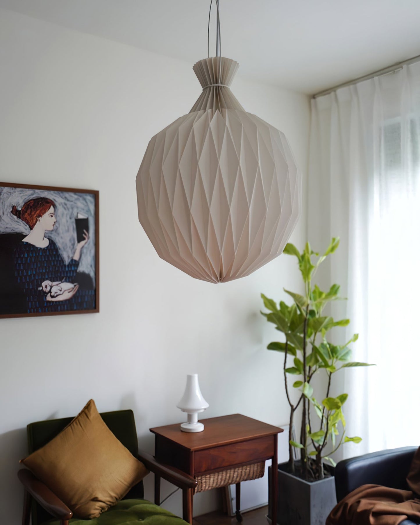 Pineapple Paper Pendant Lamp