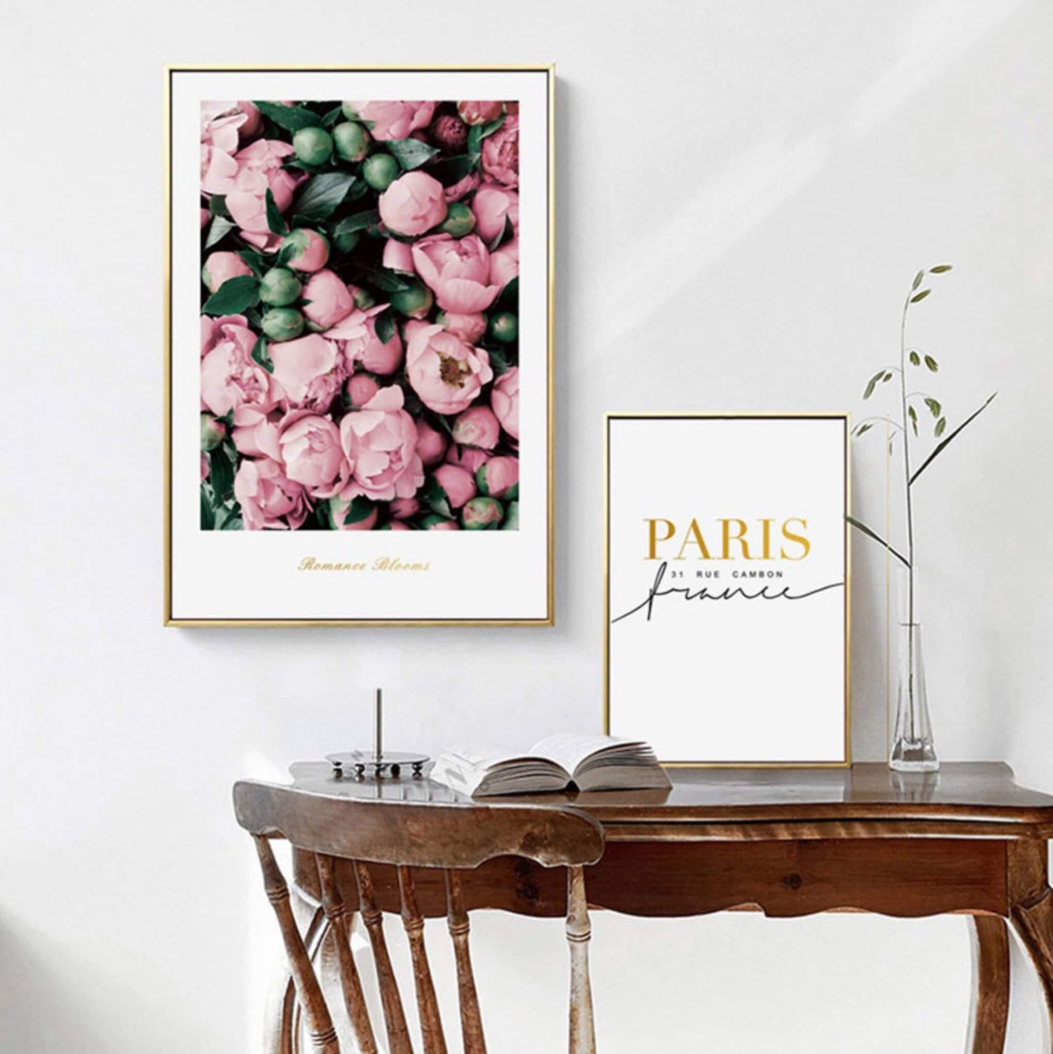 Pink Flamingo Print Canvas - Nordic Side - 