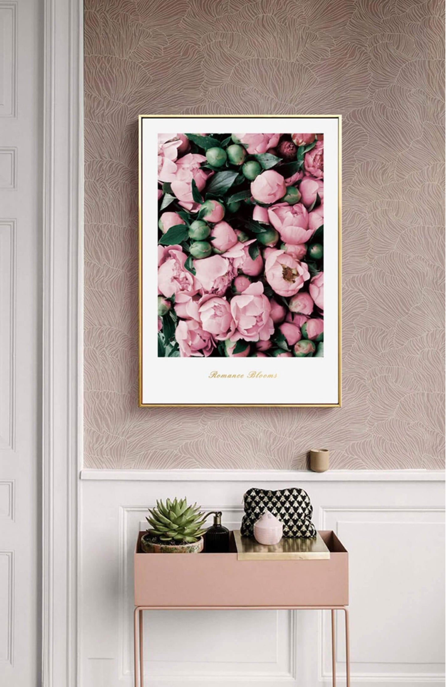 Pink Flamingo Print Canvas - Nordic Side - 