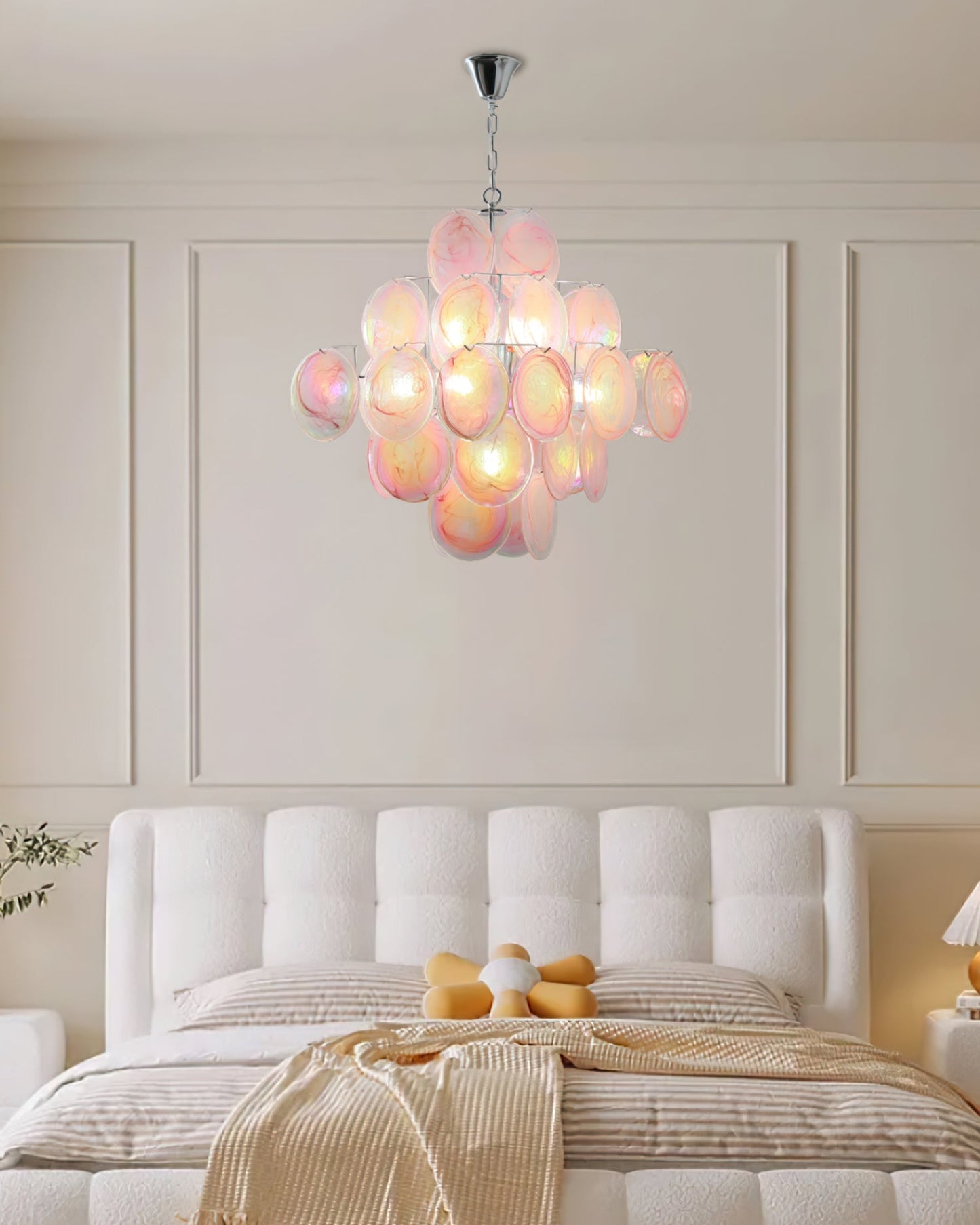 Pink Murano Chandelier