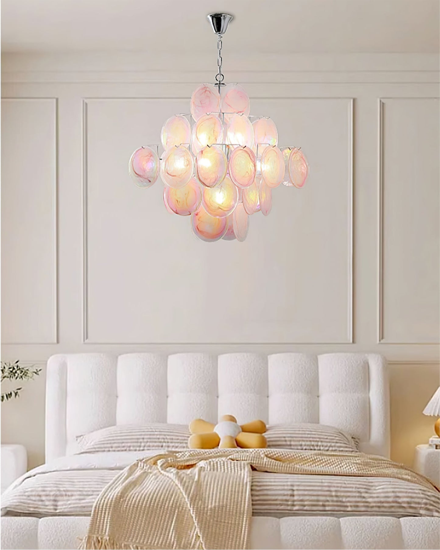 Pink Murano Chandelier