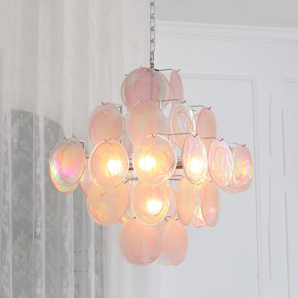 Pink Murano Chandelier