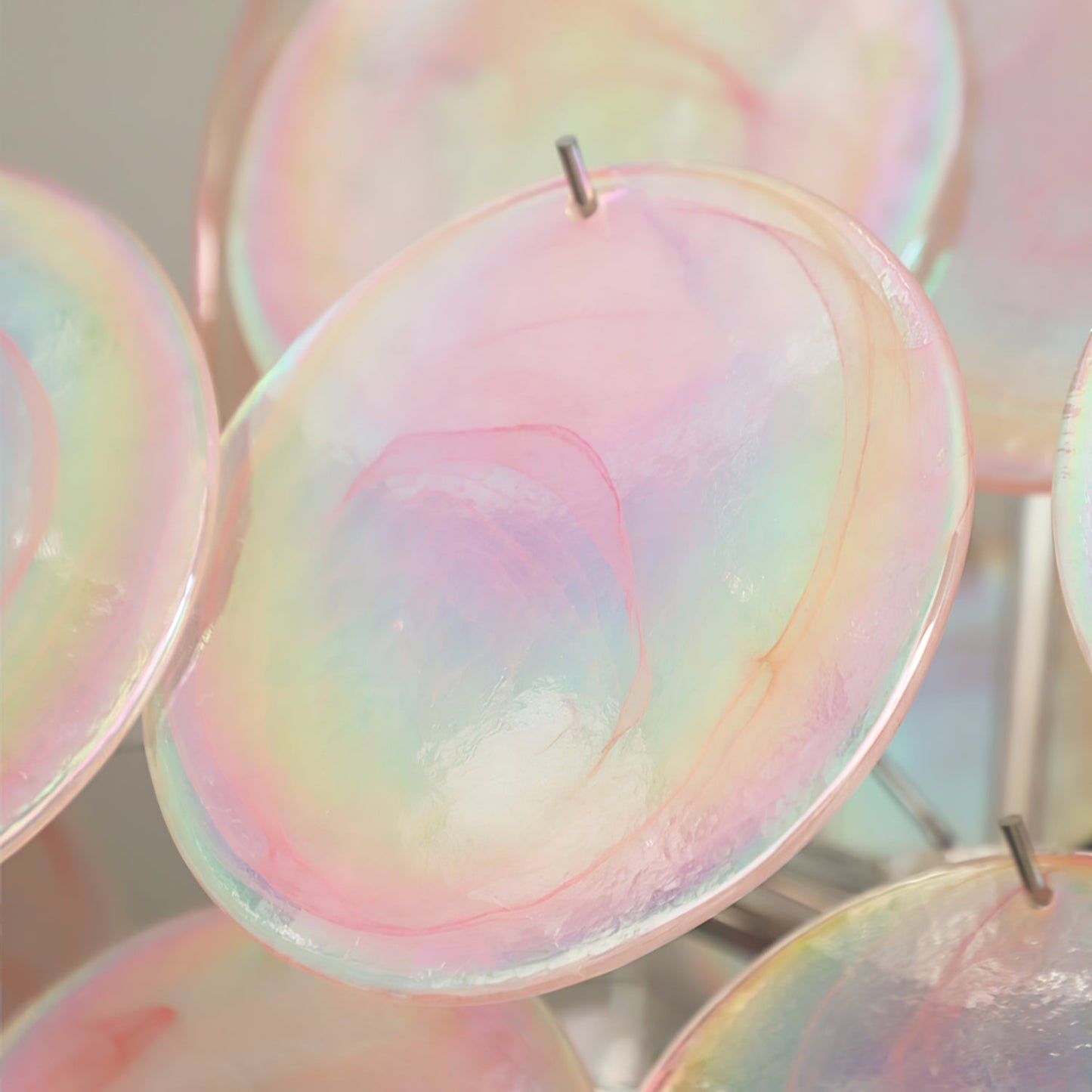 Pink Murano Chandelier