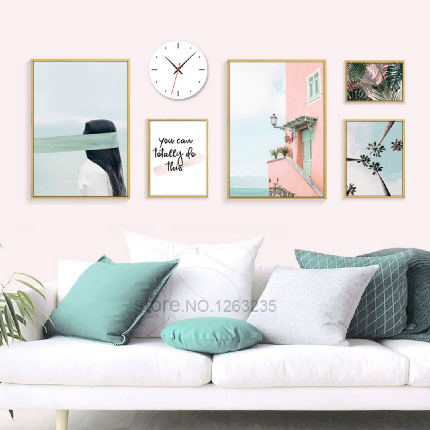 Pink Sea Wall Art - Nordic Side - 