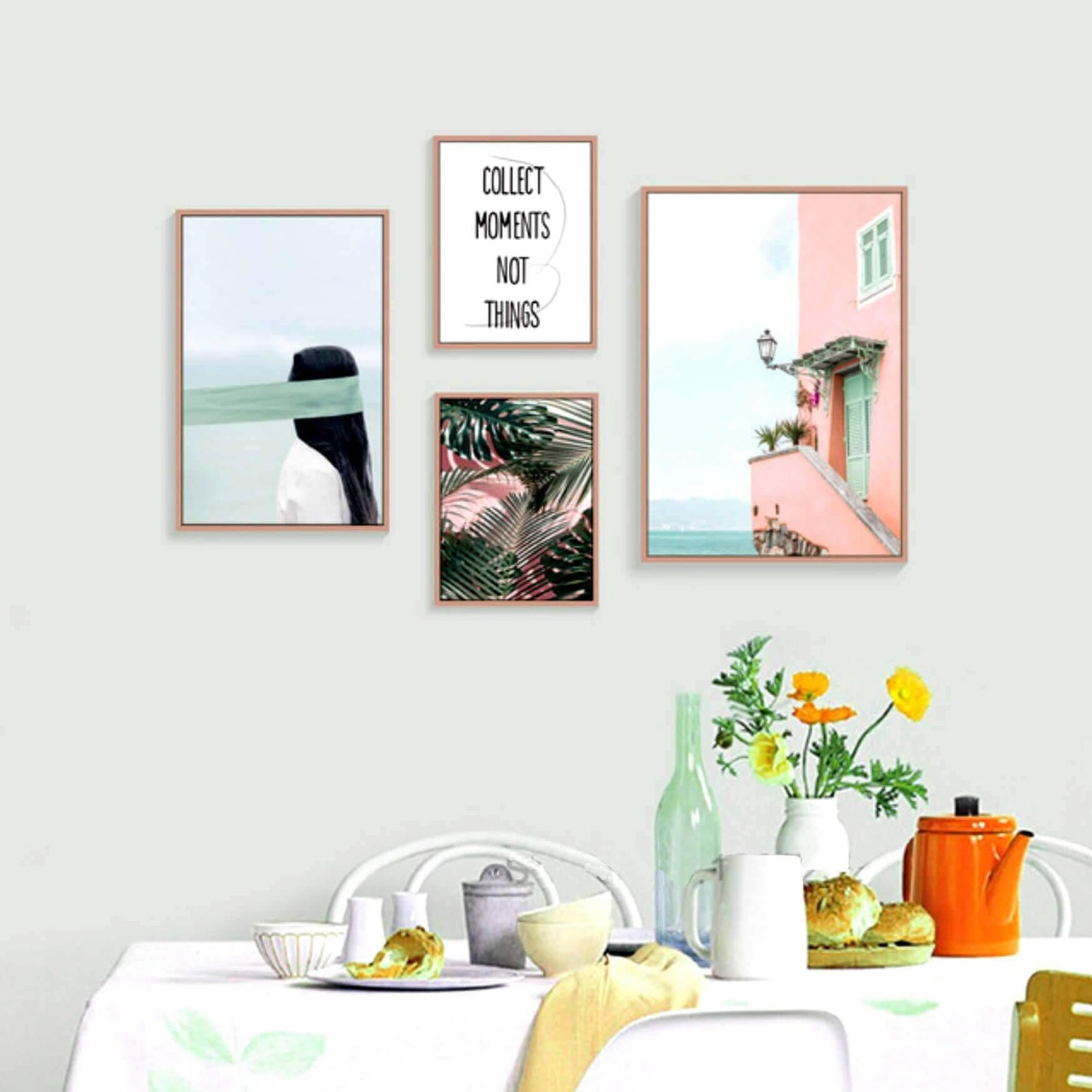 Pink Sea Wall Art - Nordic Side - 