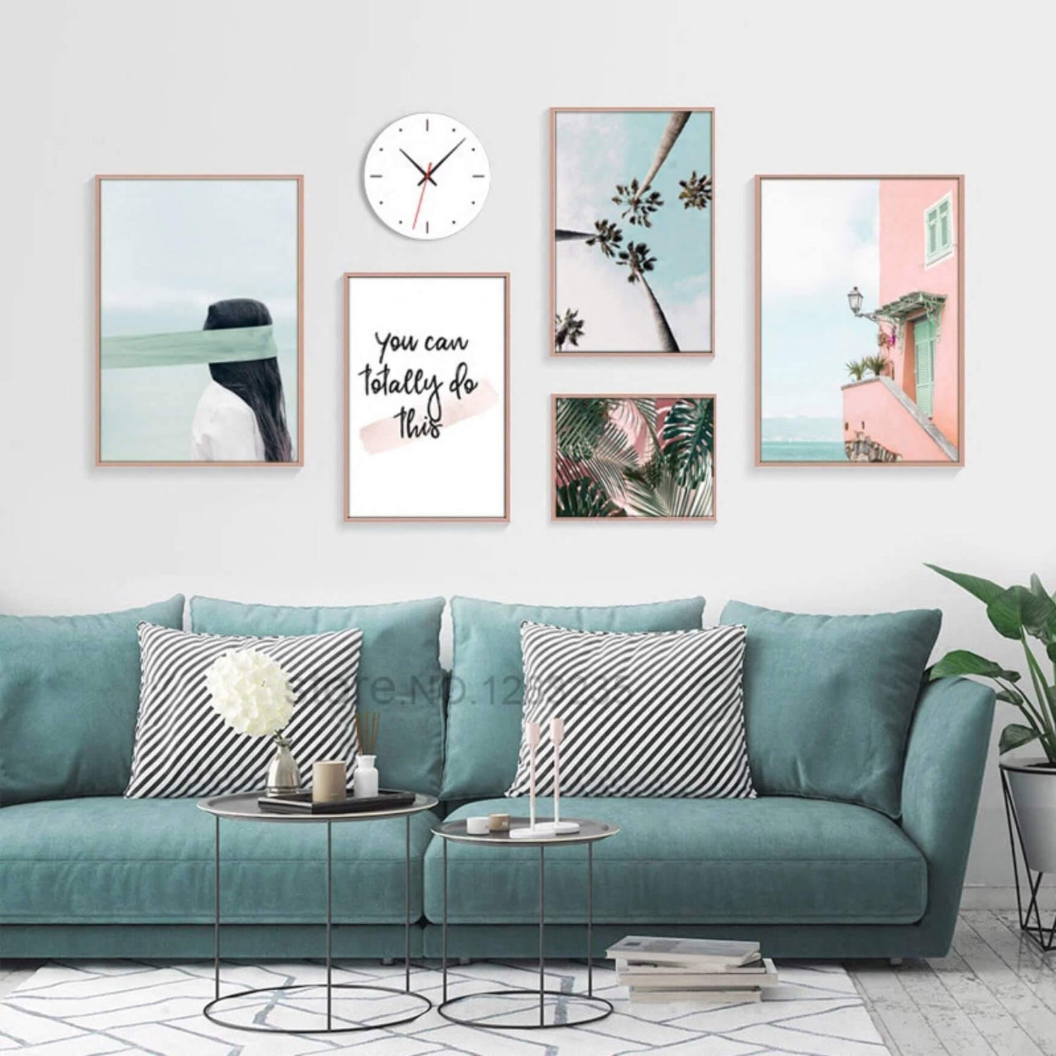 Pink Sea Wall Art - Nordic Side - 