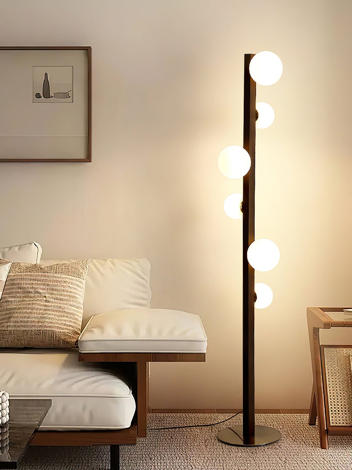 Planeta Stylish Wood Floor Lamp