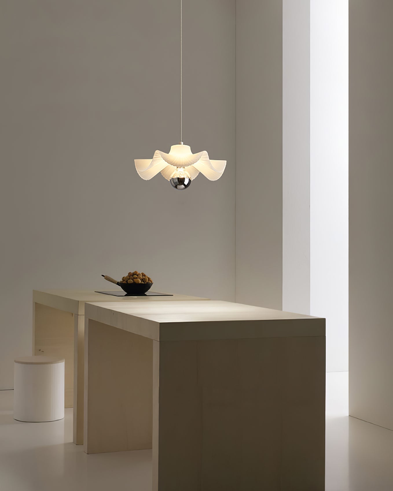 Pleated Pendant Lamp