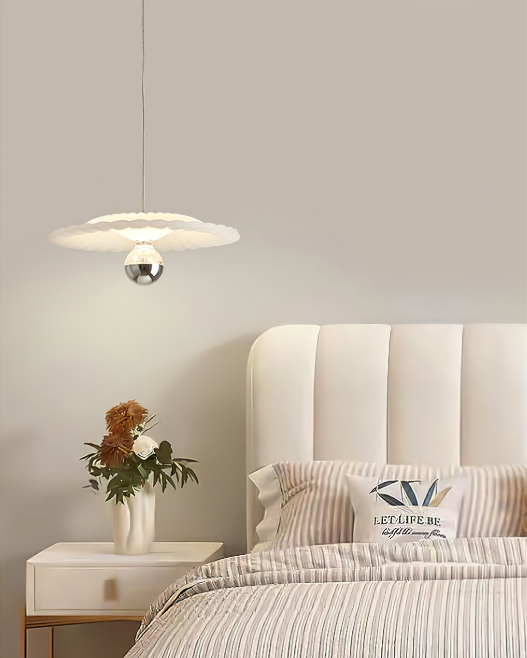 Pleated Pendant Lamp