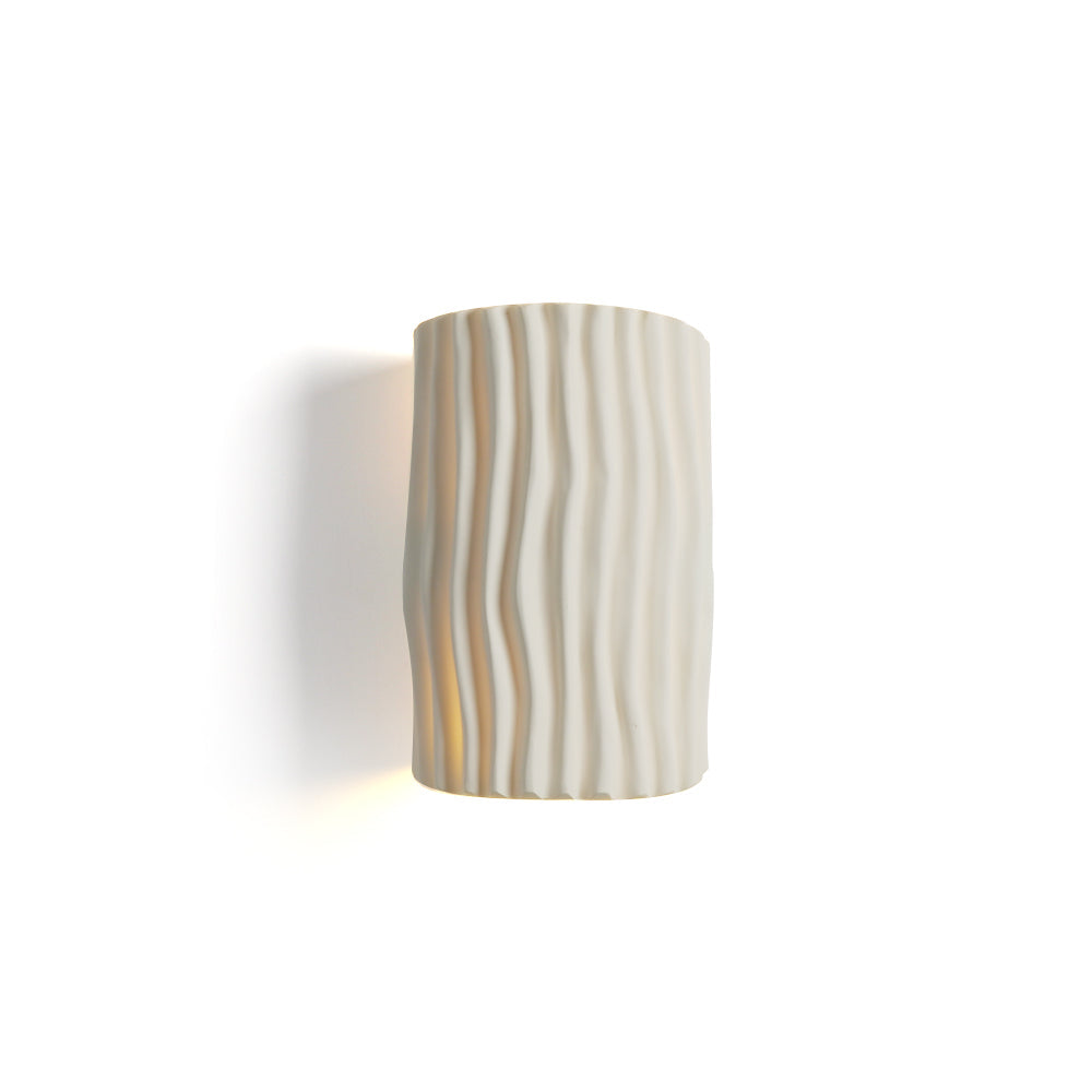 Pleated Resin Wall Lamp