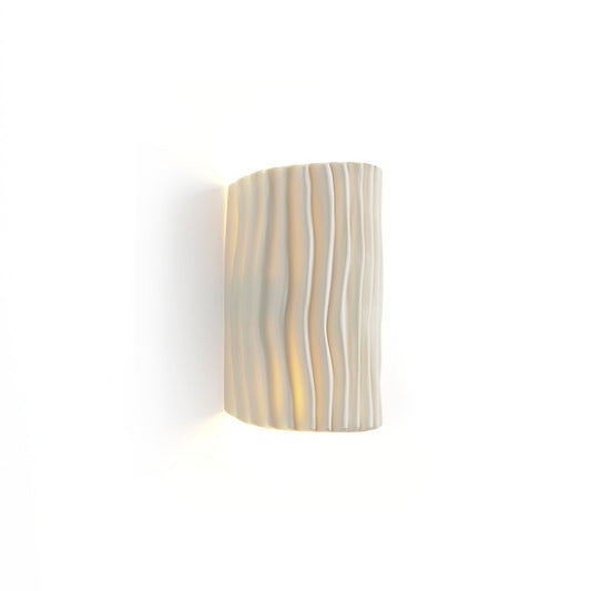 Pleated Resin Wall Lamp