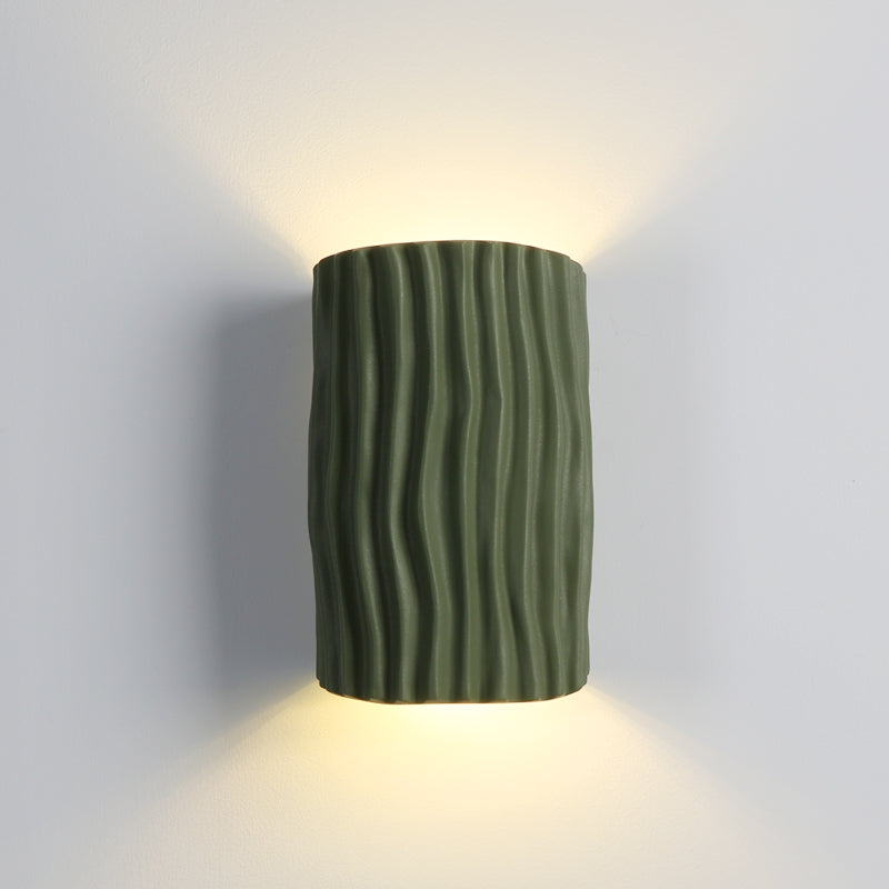 Pleated Resin Wall Lamp