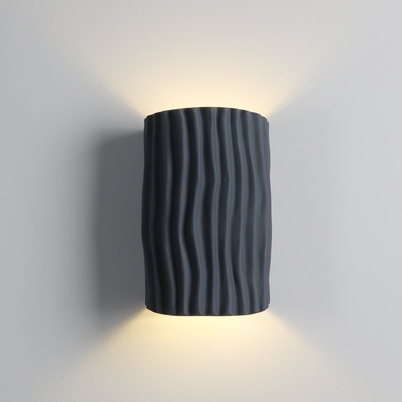 Pleated Resin Wall Lamp