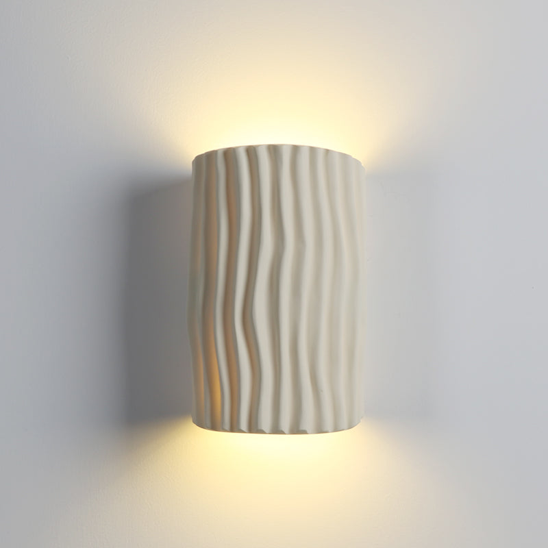 Pleated Resin Wall Lamp