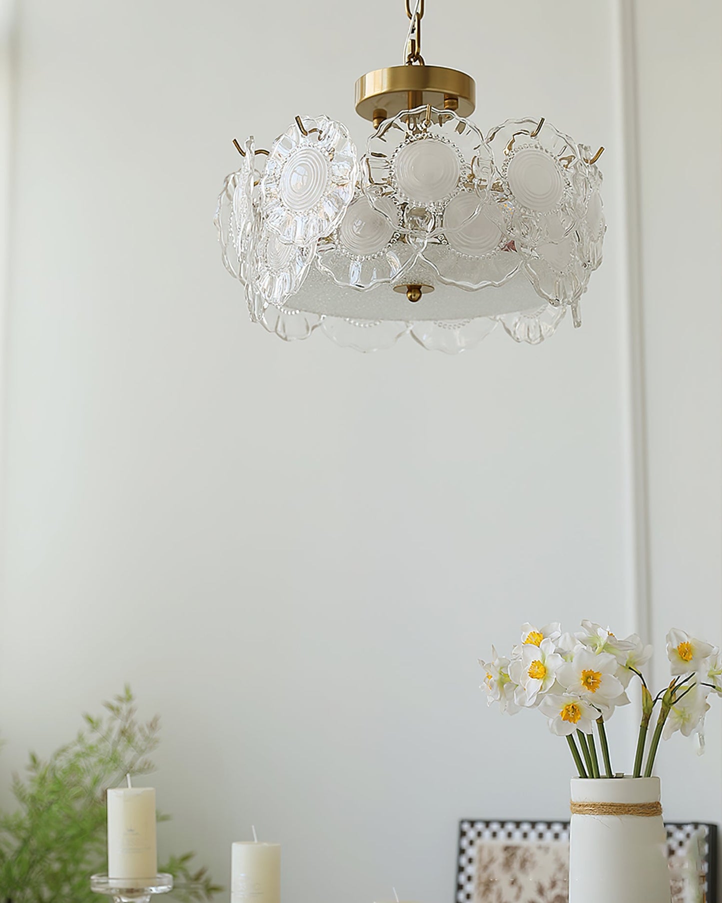 Pobllem Glass Ceiling Lamp