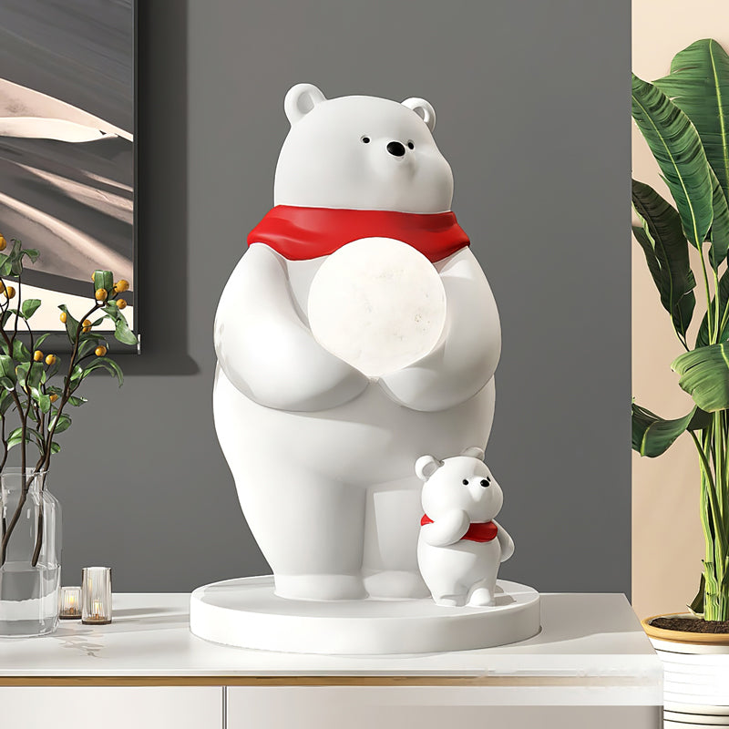 Polar Bears Table Lamp