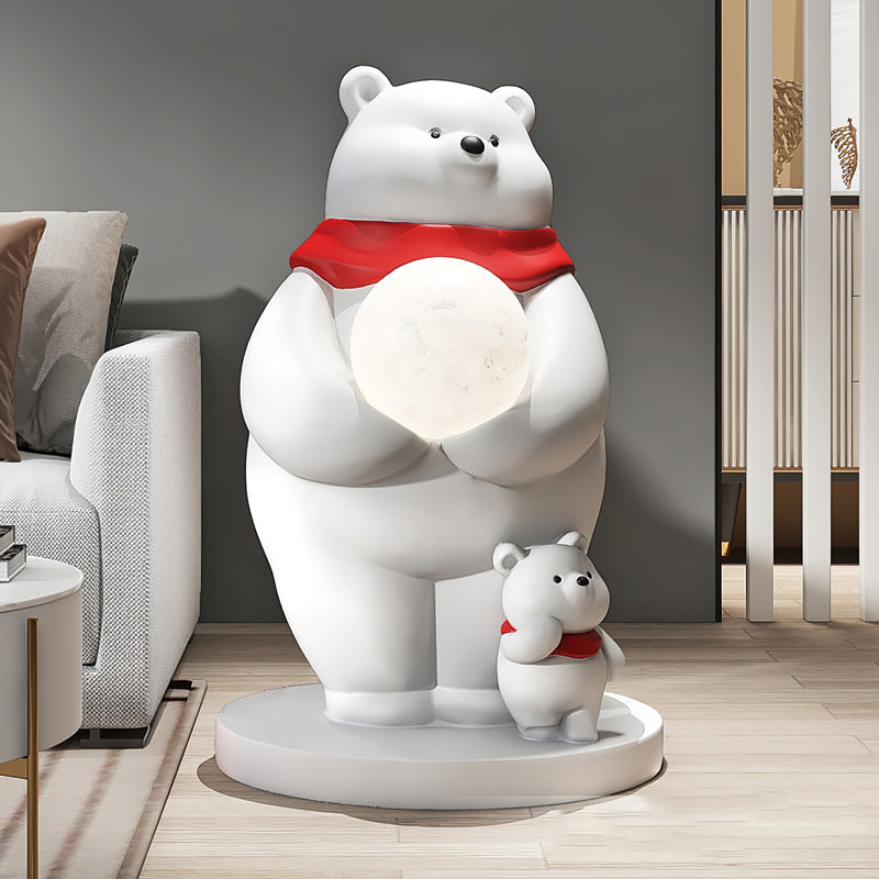 Polar Bears Table Lamp