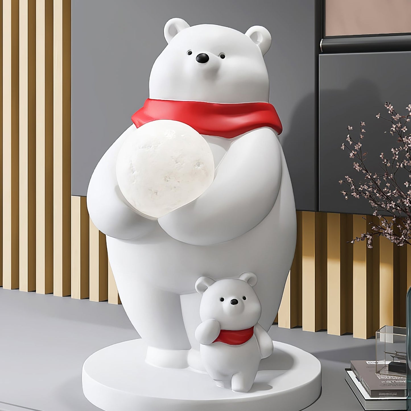 Polar Bears Table Lamp