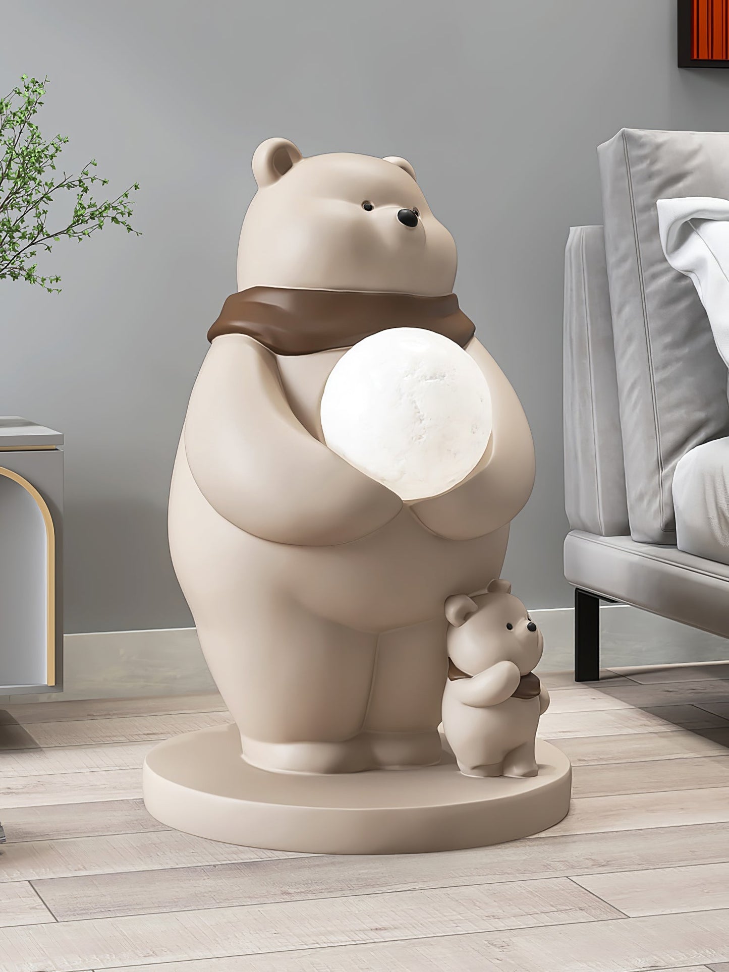 Polar Bears Table Lamp