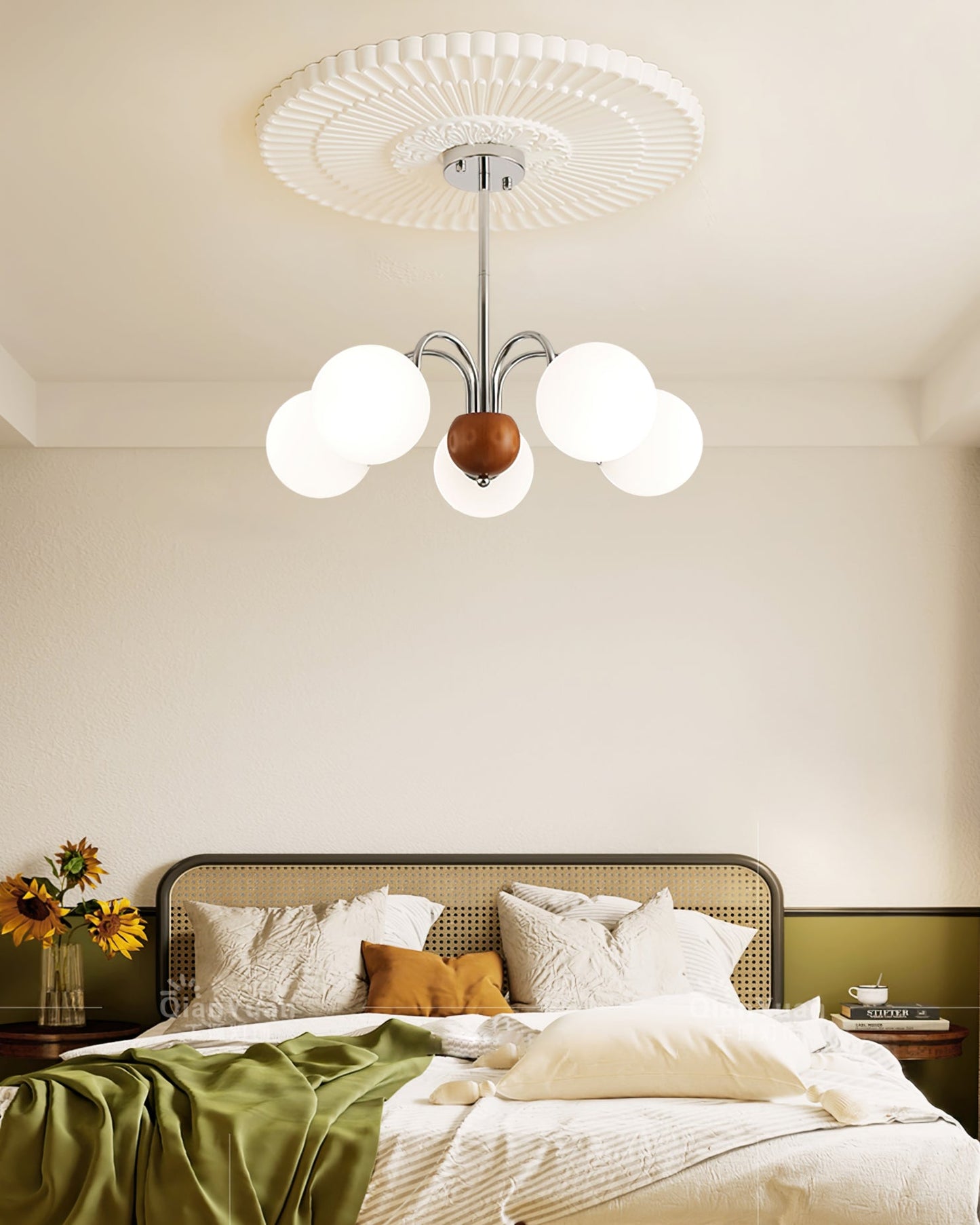 Polpgne Chrome Chandelier