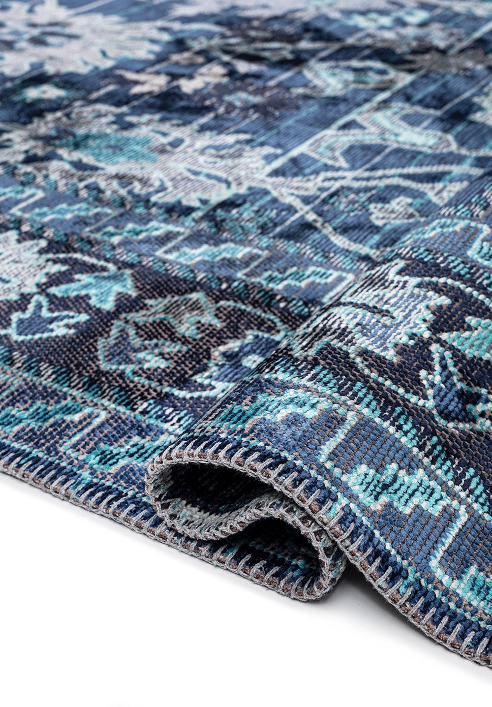 Prestige Dark Blue - Turquoise Rug