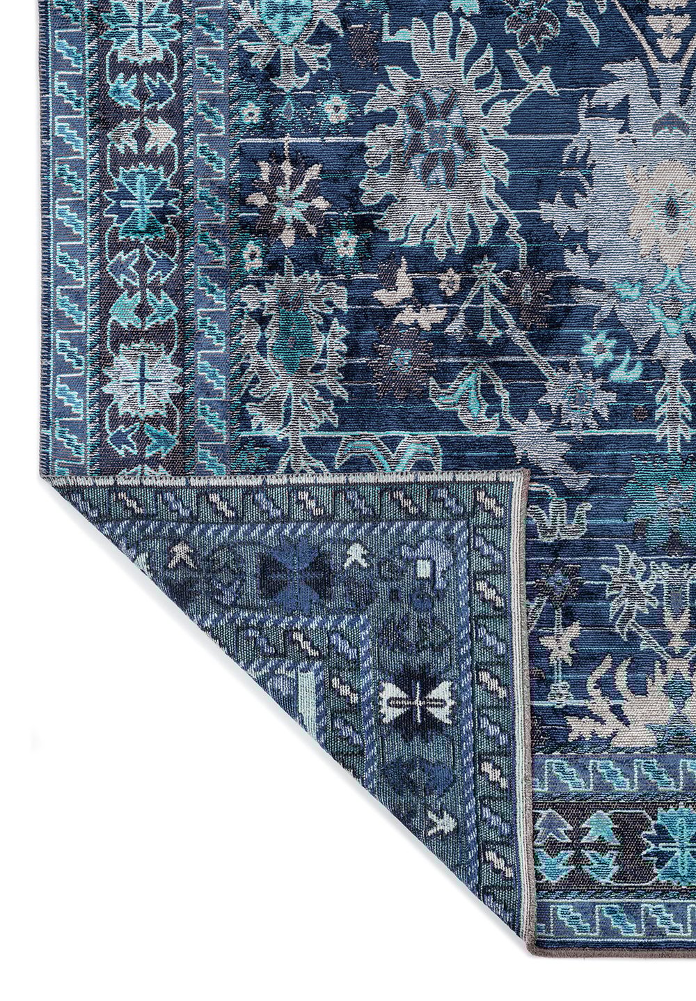 Prestige Dark Blue - Turquoise Rug