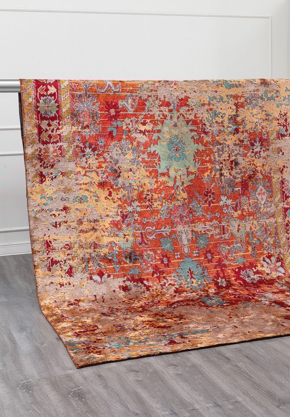 Prestige Mustard - Red Rug