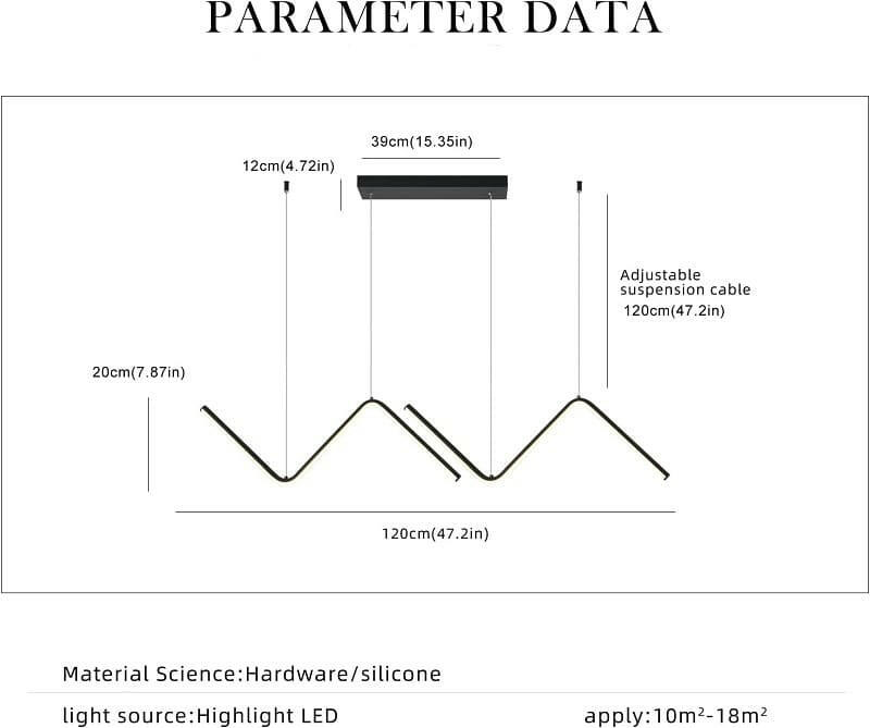 Pyramid Modern LED Pendant Light
