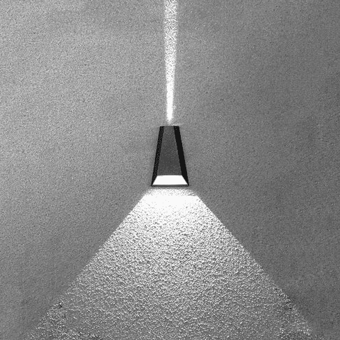 Pyramid Waterproof Outdoor Wall Lamp