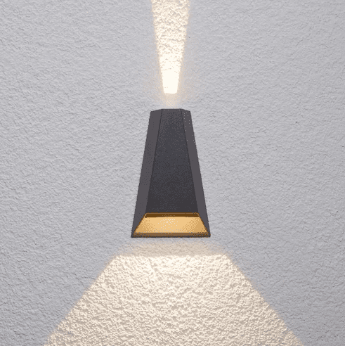 Pyramid Waterproof Outdoor Wall Lamp