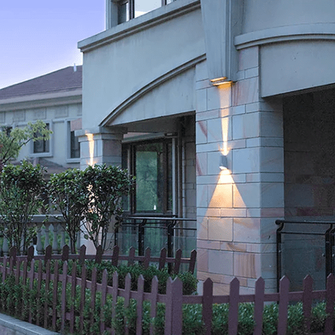 Pyramid Waterproof Outdoor Wall Lamp