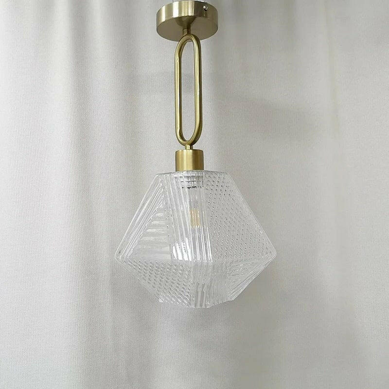 Qrutt Minimalist Crystal Ceiling Light
