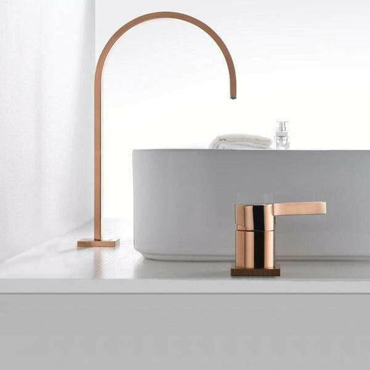 Cassian - Long Tube Two Hole Bathroom Sink Faucet