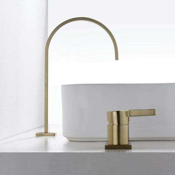 Cassian - Long Tube Two Hole Bathroom Sink Faucet