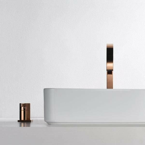 Cassian - Long Tube Two Hole Bathroom Sink Faucet