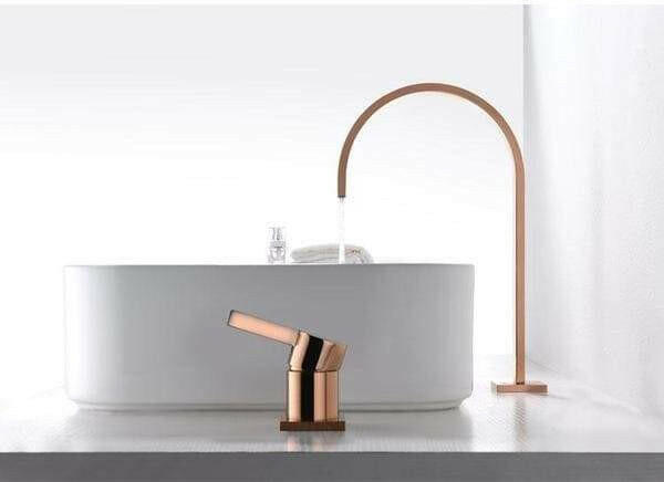Cassian - Long Tube Two Hole Bathroom Sink Faucet
