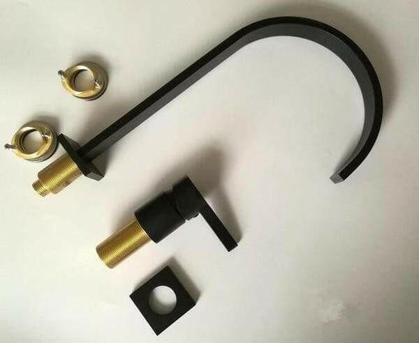 Cassian - Long Tube Two Hole Bathroom Sink Faucet