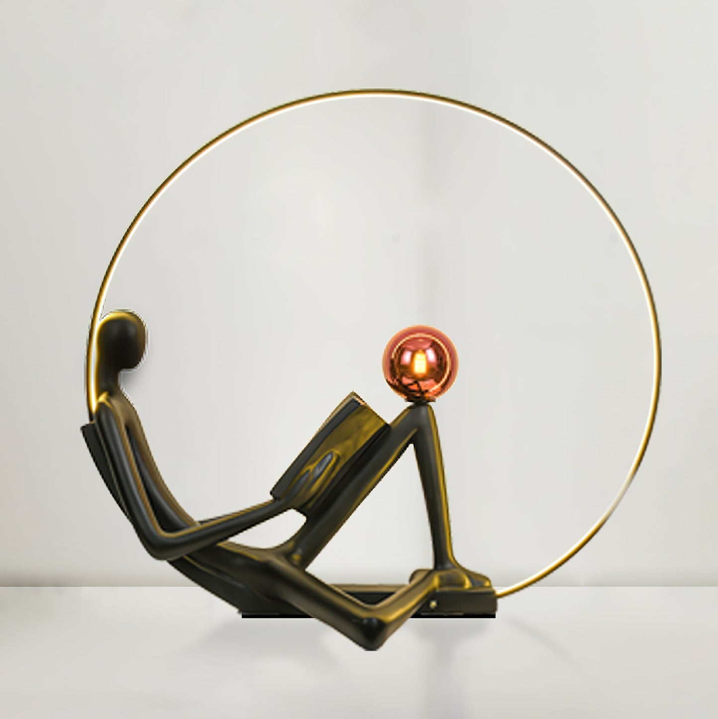 Reader Sculpture Elegant Floor Lamp