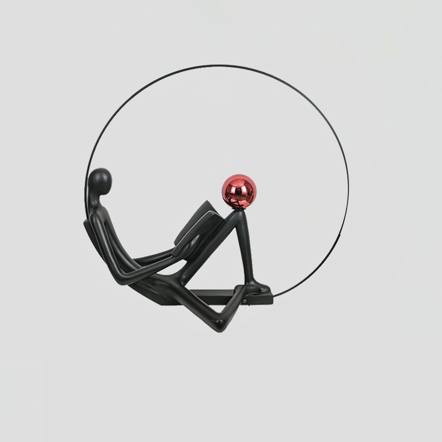 Reader Sculpture Elegant Floor Lamp