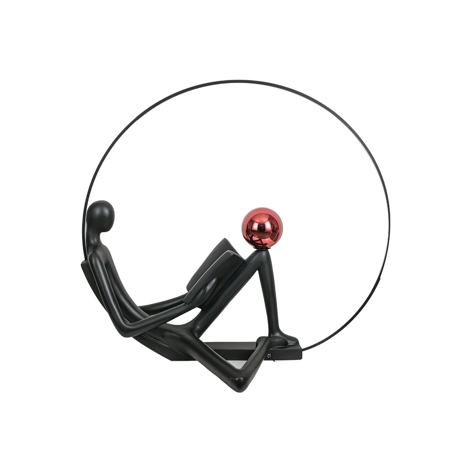 Reader Sculpture Elegant Floor Lamp