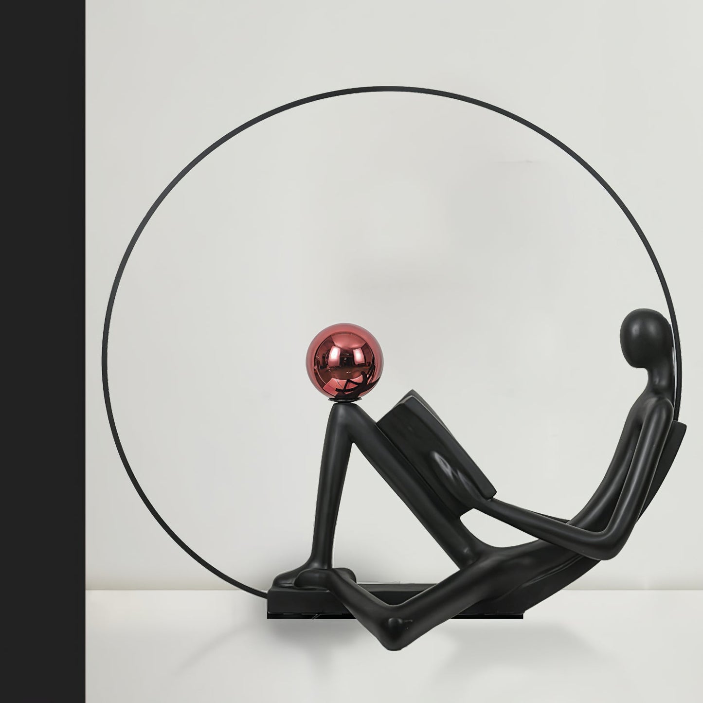 Reader Sculpture Elegant Floor Lamp