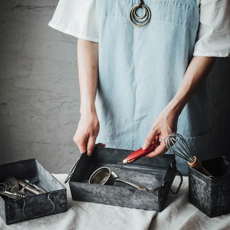 Retro Rustic Metal Serving Trays