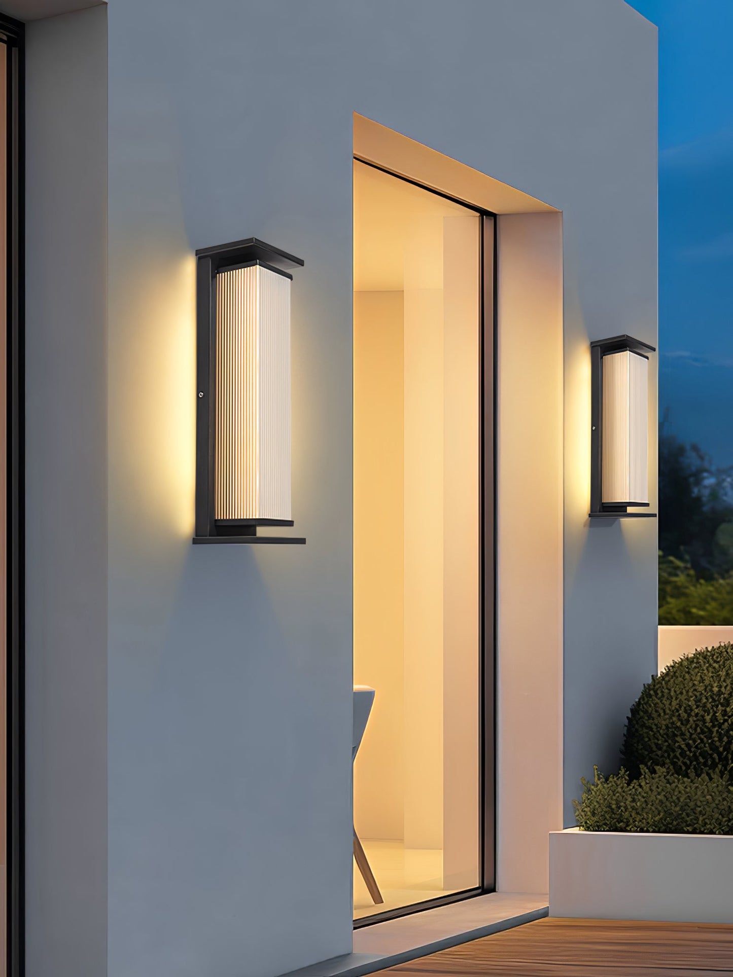 Rectangular Box Outdoor Wall Light