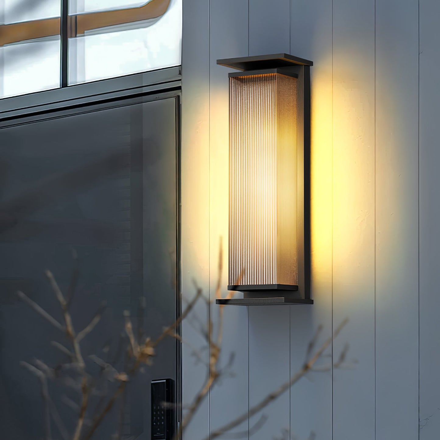 Rectangular Box Outdoor Wall Light