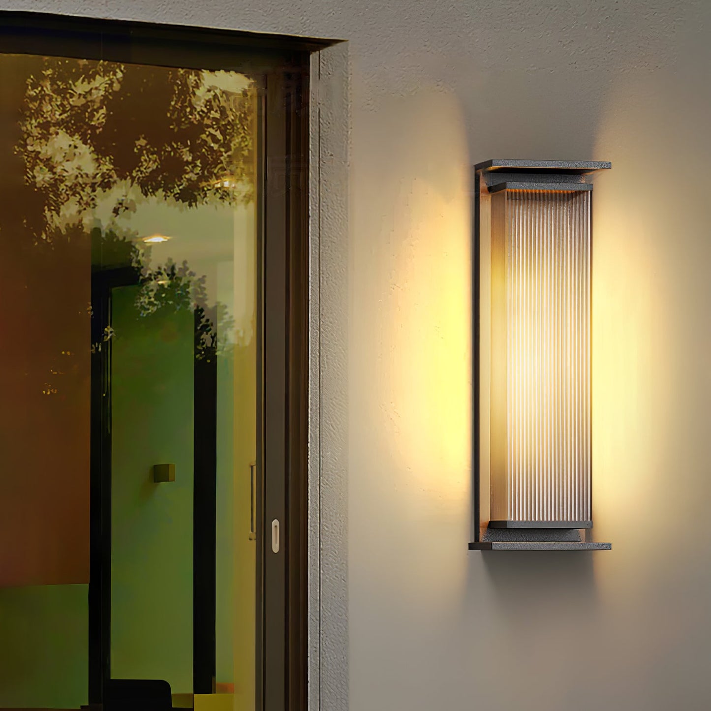 Rectangular Box Outdoor Wall Light